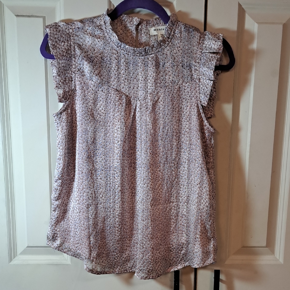 Mossimo Women's Blue Blouse